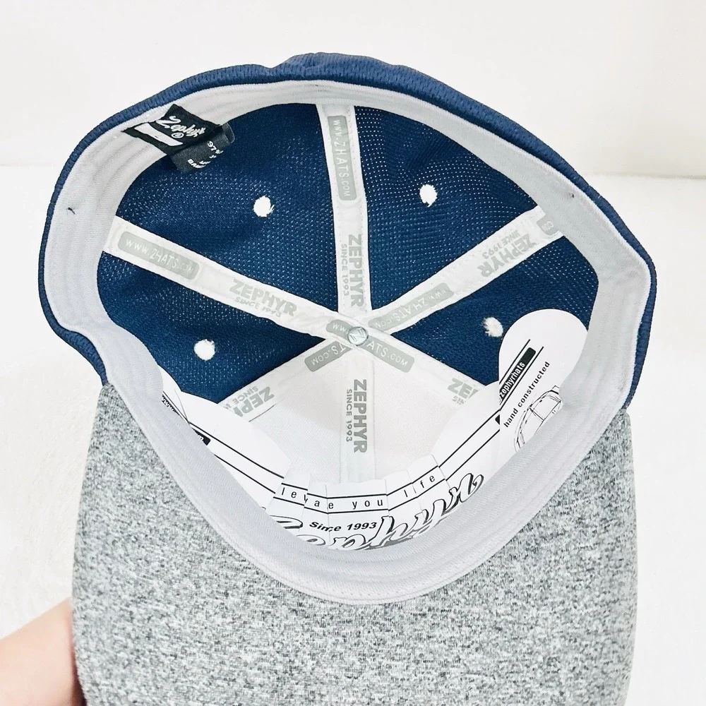 Zephyr Jackson State Tigers Tri-Color‎ Stretch Flex Hat Cap Large Blue NCAA